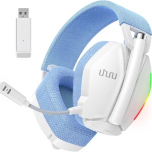 Limited time deal 62% Off UHURU Wireless Gaming Headset for PC PS4 PS5